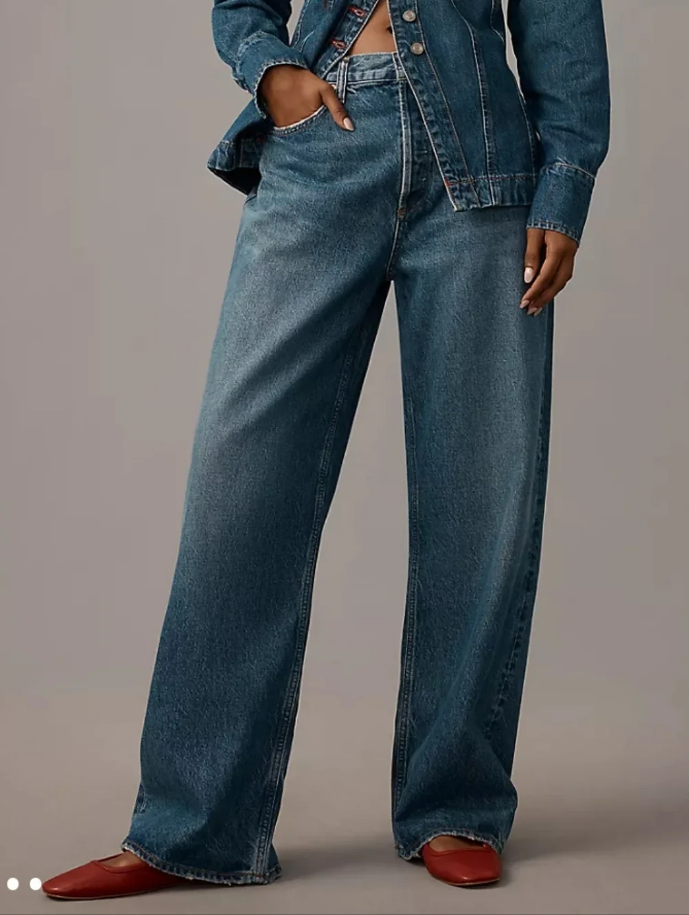 Agolde Low Slung Baggy Jeans